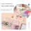 (Package 1, 12.5mm random mixed models 100 pieces) 100pcs boxed colorful buttons 4