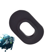 Snorkel Mouthpiece Replacement Flexible Silicone Protective Lip Sleeve Compatible With Diving Gear Black For Freediving