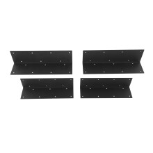 Steel Raised Garden Bed Corner Brackets - 4PCS for 20-24 Inch Beds