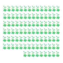 100PCS Plant Wall Climbing Clips Self Adhesive Vines and Branch Fixing Green