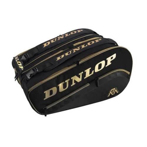Dunlop Sac de padel - DUNLOP - Elite - Noir/doré - Taille unique - Compartiments multiples