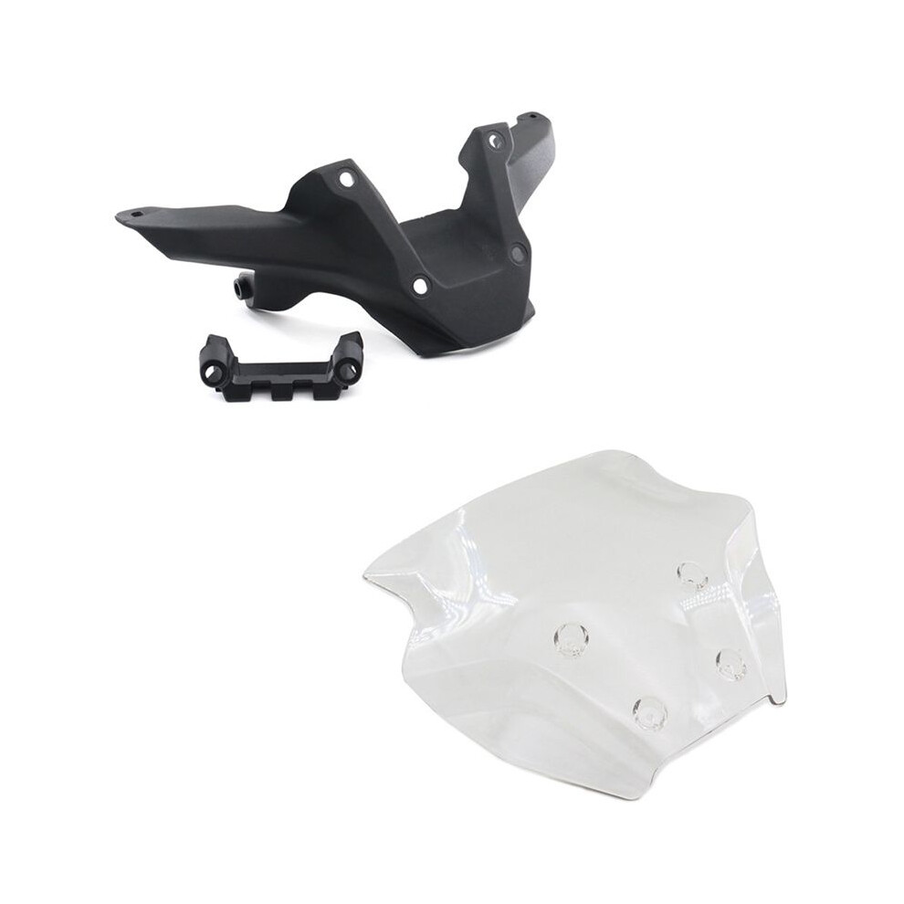 Motorcycle Tuning Accessories For Mt-09 Sp 2024 Front Windscreen Windscreen Deflectors & Transparent Black 4712088535355