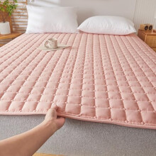 Tatami Mat Sleeping Futon Mattress, Breathable Foldable Floor Bed, Portable Camping Mattress 90x190 Cm Light Pink