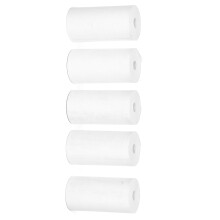 Thermal Paper 5 Rolls 57x30mm Clear Smooth Dustproof Small Receipt for Printer