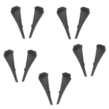 10x Auto Ruitenwisserarm Cowl Side Trim Cover Waterdeflectorplaat voor  X-Trail Xtrail T32 Rogue 2014-2020