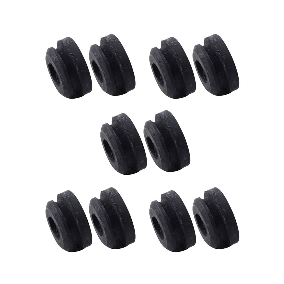 10Pcs Radiator Assembly Upper Insulator Mounts Bushing Rubber Fit For Accord 74173-Sj4-000 Black 6034254899510