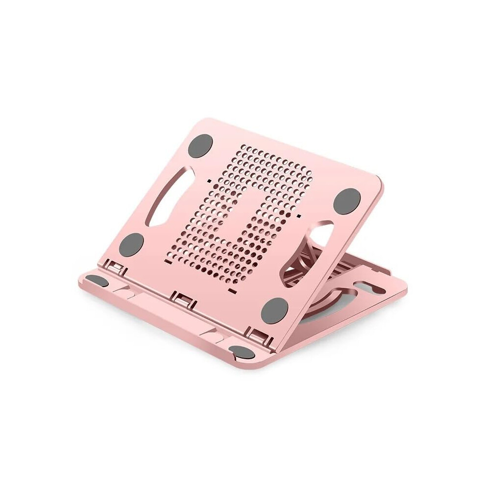 Laptop Stand Ergonomic Portable Foldable Notebook Cooling Bracket For 14Inch Laptops Pink 9199774228084