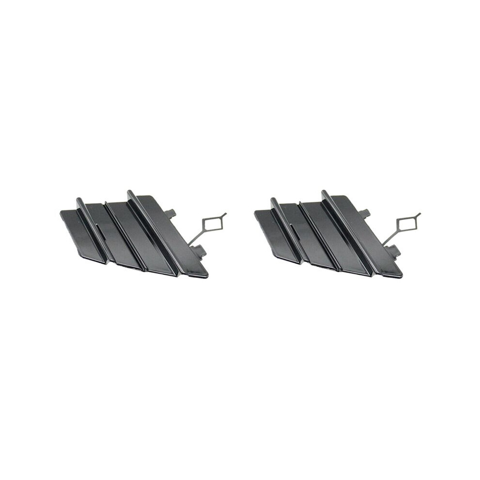 2X Car Front Bumper Towing Eye Hook Cover Cap For Yaris Le Iii 2017-2019 52127-0Db10 Black 4711911047089