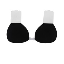 Sujetador sin espalda para complementar un vestido, sujetador sin tirantes con cierre frontal transparente, tejido de licra suave y transpirable para