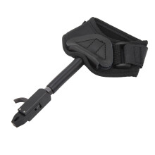 Bogenschießen Release Trigger mit automatischer Schließung, leichtes Aluminiumlegierung, Ledergriff
