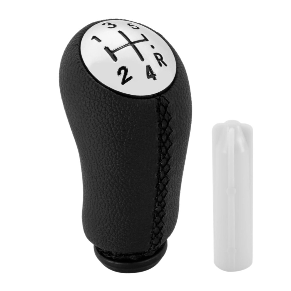 Car Gear Shift Knob Chrome Ergonomic Grip For Renault Megane Laguna Scenic Clio 3 Black 9199774228565