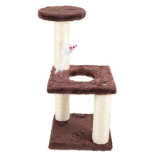 Wear Resistant Cat Scratching Post for Indoor Cats with Stable Multi Level Design and Furniture Damage Prevention