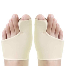 Ortopædisk ærme til hallux valgus, let og diskret løsning med gelpuder til smerter i hallux valgus og mellemfod, skridsikkert gelindlæg for