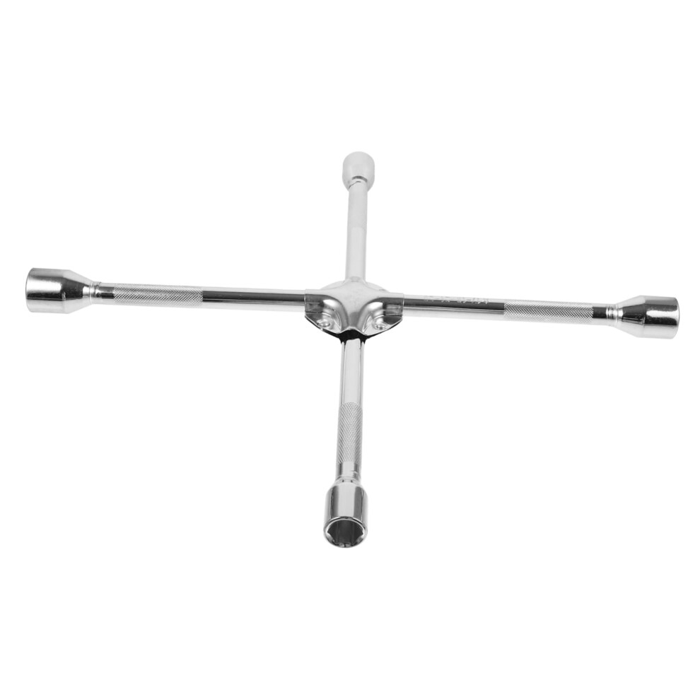 Heavy Duty 4 Way Lug Wrench For Tire Universal Cross Design, Carbon Steel For Cars 9199774228732