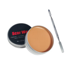 Prosthetics Makeup For Themed Party, Moldable Wax With Realistic Cuts, Cosplay Makeup Skin Scar Wax Ideal For Halloween, Special Effects Wax For