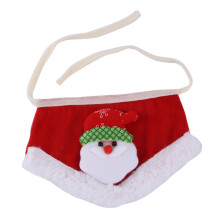 Sweet Cat Collar Scarf Adjustable Cat Bandana Christmas-S Red