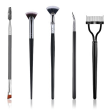 Wimperexparator van roestvrij staal voor nauwkeurige styling, wimperdefiner met gladde borstelharen en lange steel, multifunctioneel make-up