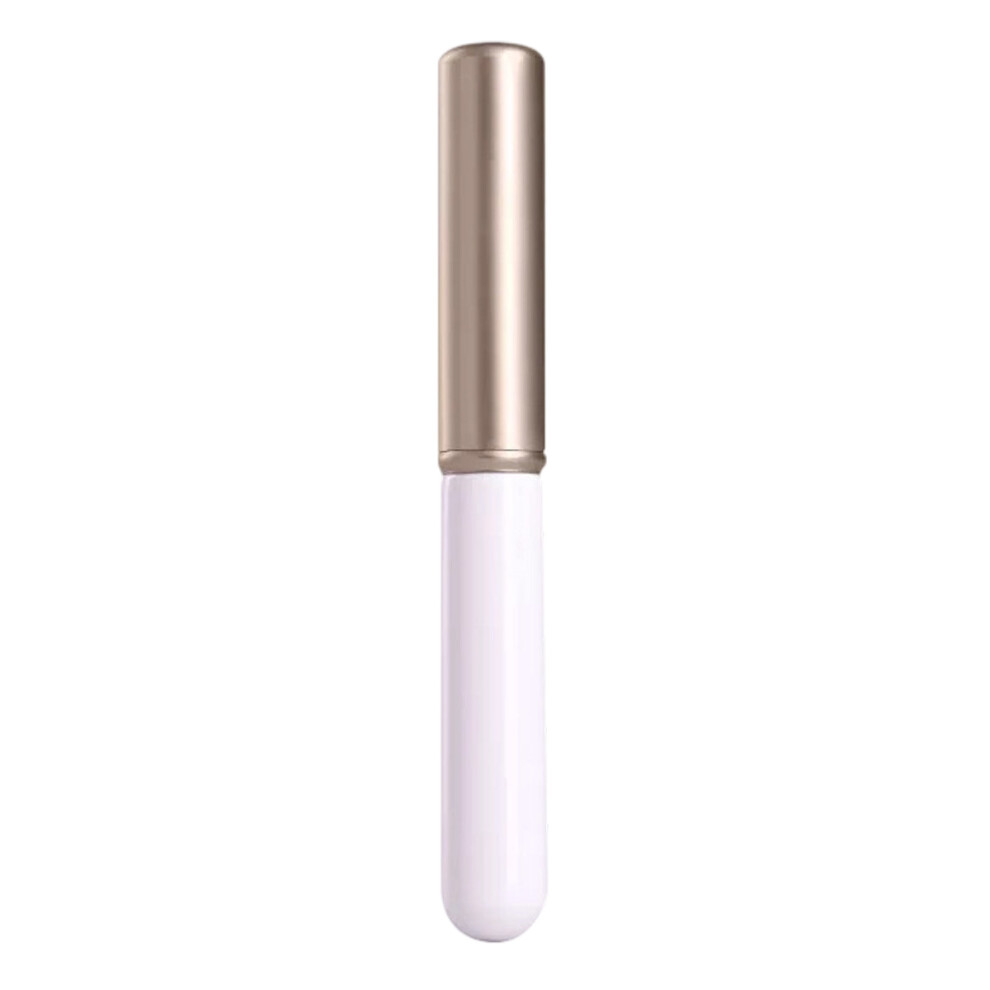 Travel Lip Brush, Foundation Brush Women Makeup Tools for Precise Cosmetic Application, Compact Round Head Brush with Cover for Lip Gloss, Lipstick,