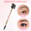 Versatile Application Eyebrow Eyelash Brush, Dual Spoolie Design with Lash Roller and Brow Comb, Functional Makeup Tools for Separating Lashes and Sh 3