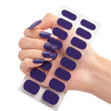 Adesivos de gel para unhas fáceis de usar, decoração de unhas sem danos com cores modernas e elegantes, design autoadesivo que cobre toda a unha,