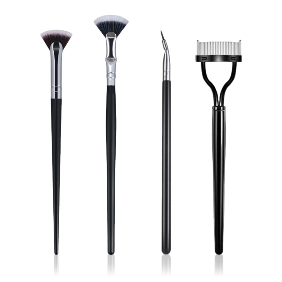 Stainless Steel Eyelashes Mascara Separator for Precision Grooming, Eyelash Definer with Smooth Bristles and Long Handle, Multipurpose Makeup Tool fo