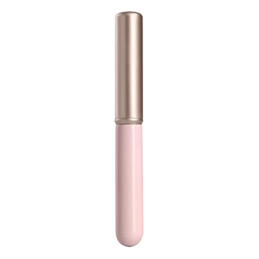 Lip Gloss Brushes, Shadow Brushes, Compact and Portable Round Head Lip Brush with Lid for Blending and Applying Lipstick, Travel Size Soft Bristles A