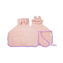 Pet Drying Towel for Dogs Cats High Absorbent Swimming-Pink L