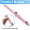 Rotating Styling Tool with LCD Display, 360 Rotating Design and Adjustable Temp, Ceramic Technology for Smooth Results, Automatic Rotation Hair Curl 4