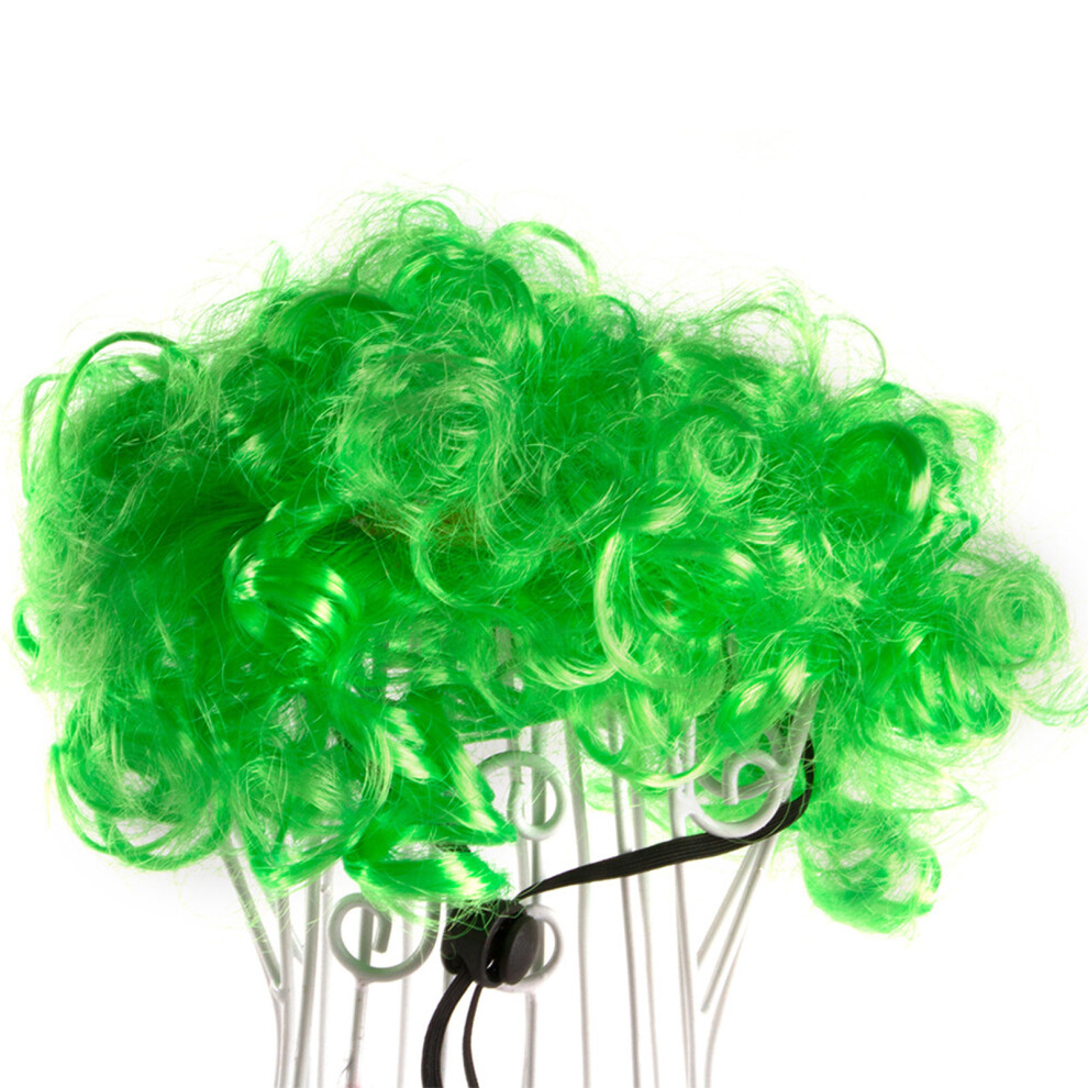 Green Fashion Pet Headpiece Eye-Catching Look Wigs For Halloween