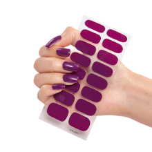 Autocollants pour ongles en gel faciles à utiliser avec support auto-adhésif, bandes de gel pré-polymérisées ou semi-polymérisées pour des