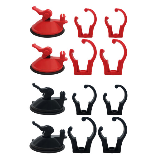 1set Aquarium LED Light Suction Cups Clamp Fish Tank LED-Black 1