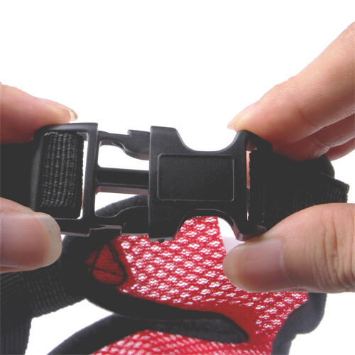 Rabbit Harness Vest Small Animals Mesh Vest Easy Control-S red 2