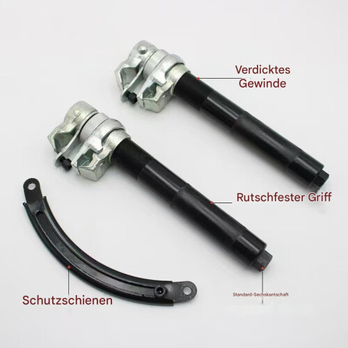 Heavy Duty Spring Compressor with Safety Lock, Shock Absorber Tool Set for Safe Coil Removal 2