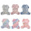 Moon Pattern Dog Pullover Glowing in Dark Pajamas for-M 1 2