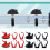 1set Aquarium LED Light Suction Cups Clamp Fish Tank LED-Black 3