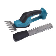 2 in 1 Cordless Hedge Trimmer and Grass Shear with Dual Batteries for Home Garden Trimming