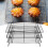 Innovative Collapsible Cooking Grids, Non-stick Surface For Effortless Food Release, 3-tier Stackable Design Maximizes Space Utilization, Optimized 2