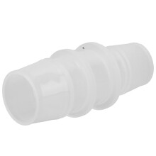 Aquarium-Luftventil-Verbinder PVC 6 auf 4 Durchmesser gerade klar weiß
