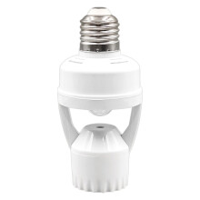 Motion Sensor Light Socket E27 Lamp Holder with Smart Detection for Indoor Outdoor Energy Saving