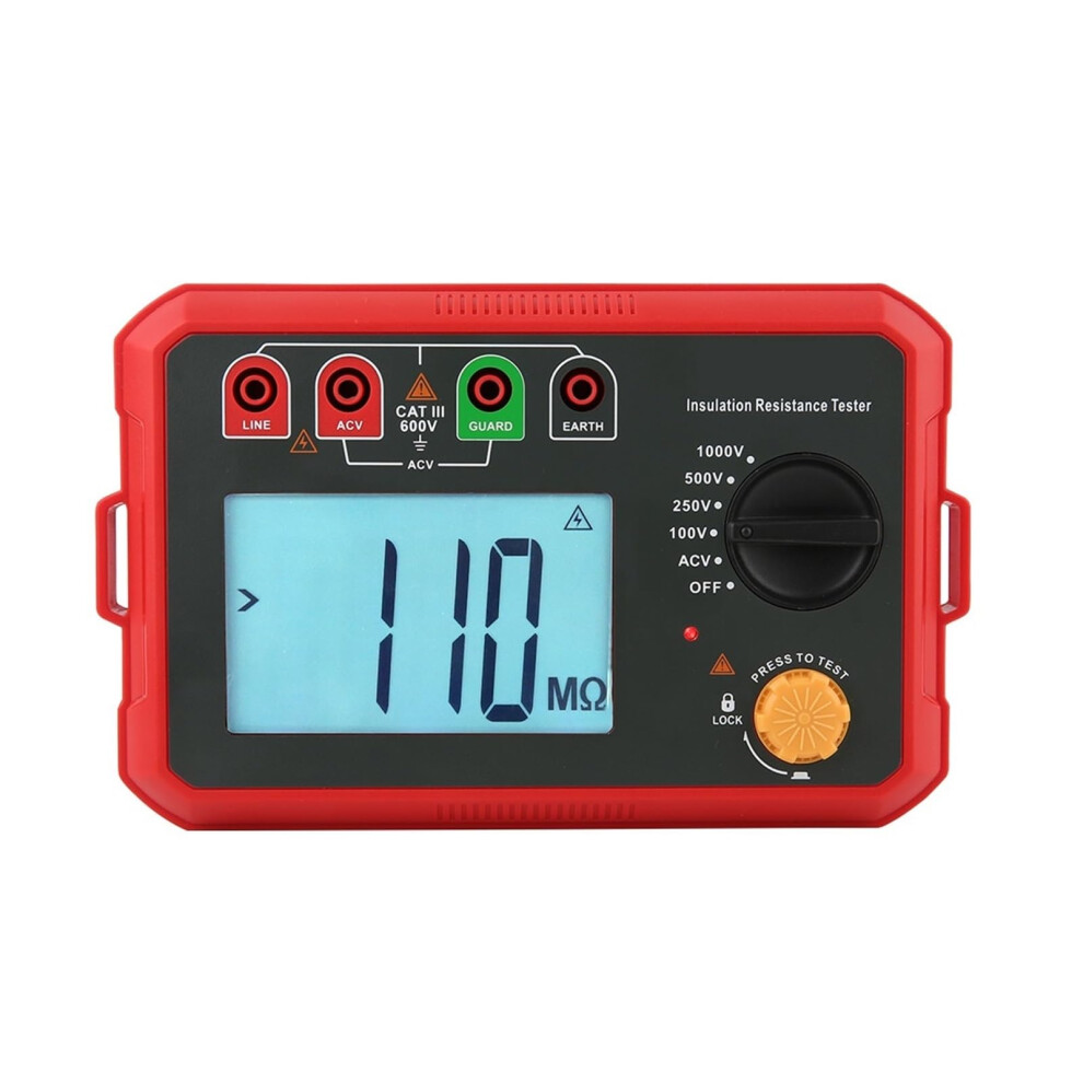 Resistance Meter 1000V/2500V Digital Insulation And Ground Resistance Tester Professional Megohmmeter 9199774229357