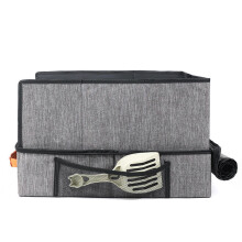 Portable Cat Litter Box Foldable Waterproof Travel Design with SpillGuard for Car and Outdoor Use