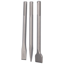 Rugged 3Pcs Chisel Set Carbon Steel for Concrete Removal & Tile Work