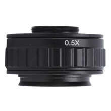 0.5X 38mm C Mount Adapter Lens for Stereo Microscope & Digital Camera