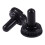 10 x Waterproof Toggle  Boot Cap Black Rubber Cover 6mm Diameter 7