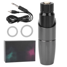 Máquina profissional rotativa para tatuagem permanente, com sistema de engrenagens avançado e cabo antiderrapante, compatível com todos os