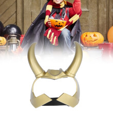 Cosplay-Horn-Kopfbedeckung Helm PVC Halloween-Requisite Erwachsene Jugendliche 23x20x12cm