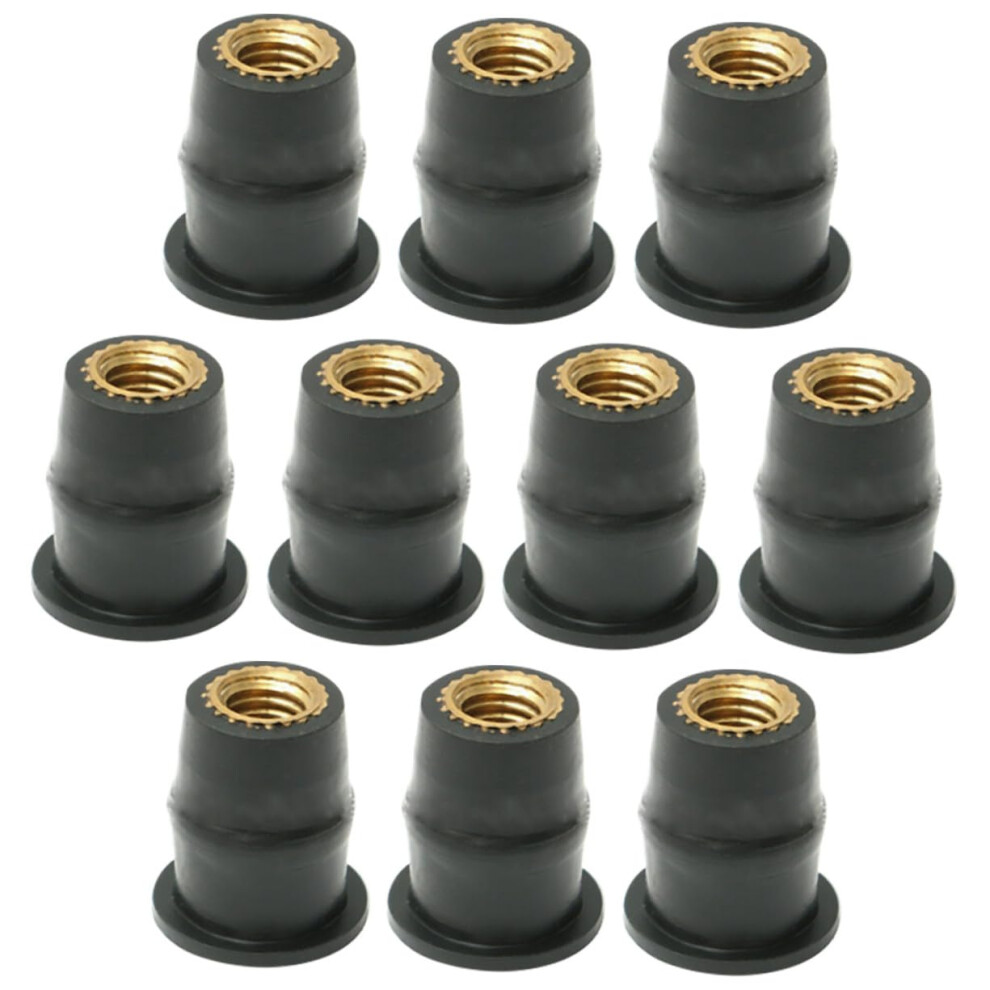 10Pcs Motorcycle Windscreen Nuts And Well Nuts Durable Fairing Windshield Fastener Replacement Kit 9187378589137