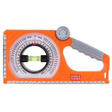 Tilt Meter Incline Angle Meter With Magnetic Base Orange Portable Measuring Instrument