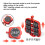 13Pcs Heavy Duty Furniture Moving Lifter Kit Adjustable Height & Multi-Function 12