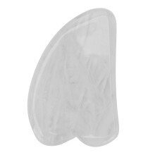 Forbedring af huden med et naturligt ansigtsskrabeværktøj, Gua Sha-skraber til stimulering af immunsystemet og reduktion af fine linjer, afrundede